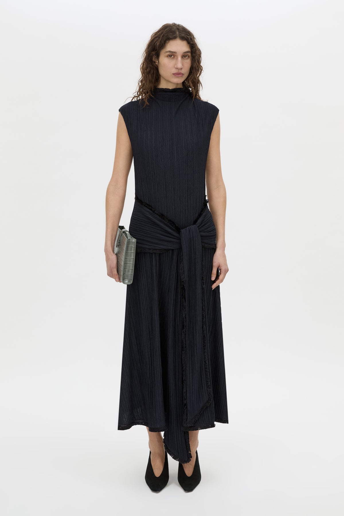 mavis black dress The cotton blend fabric