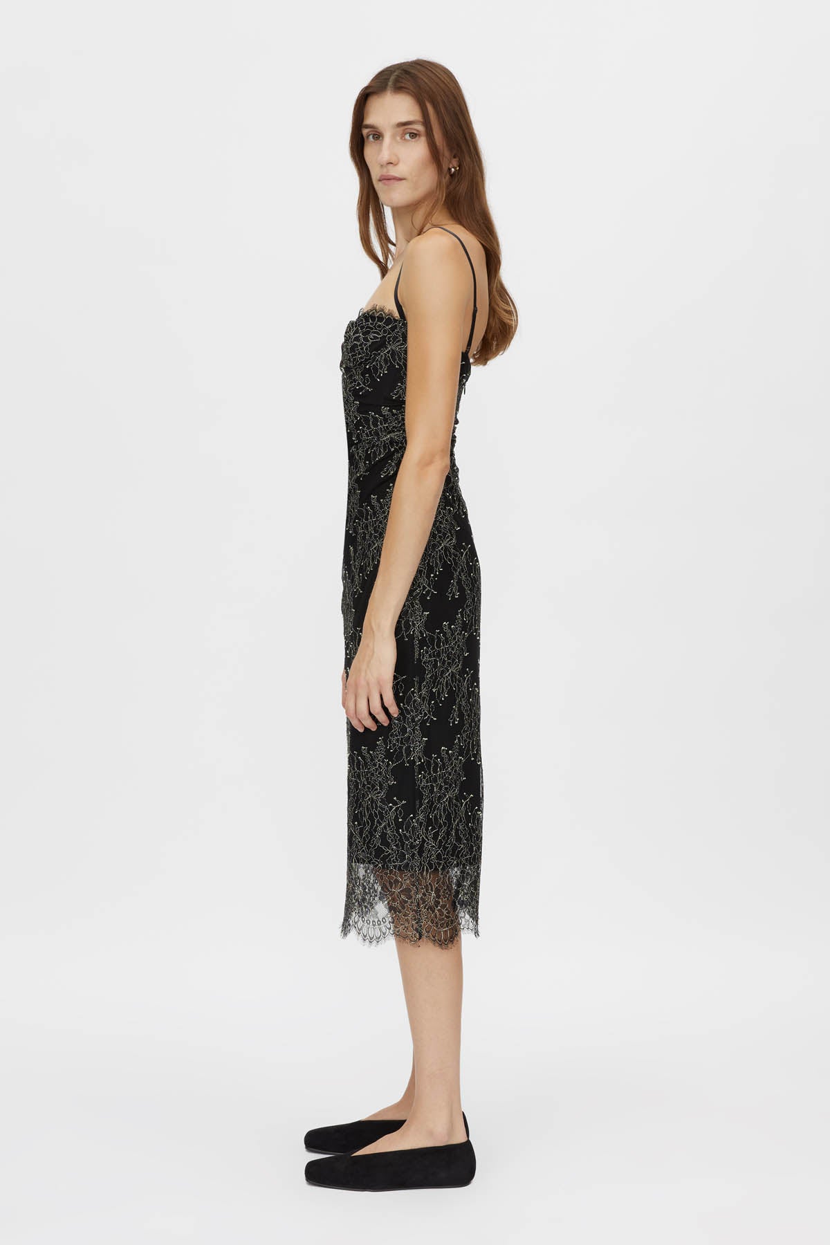 Peregrine Lace Midi Dress