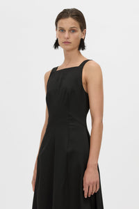 Helix Back Detail Midi Dress