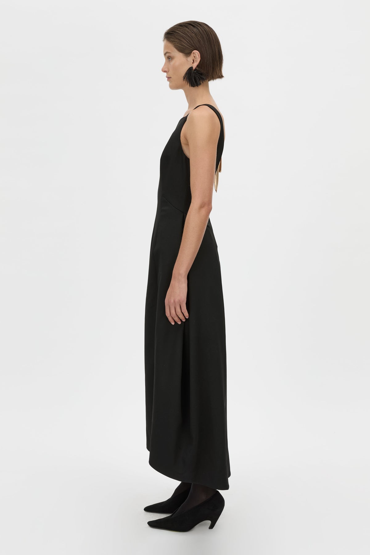 Helix Back Detail Midi Dress