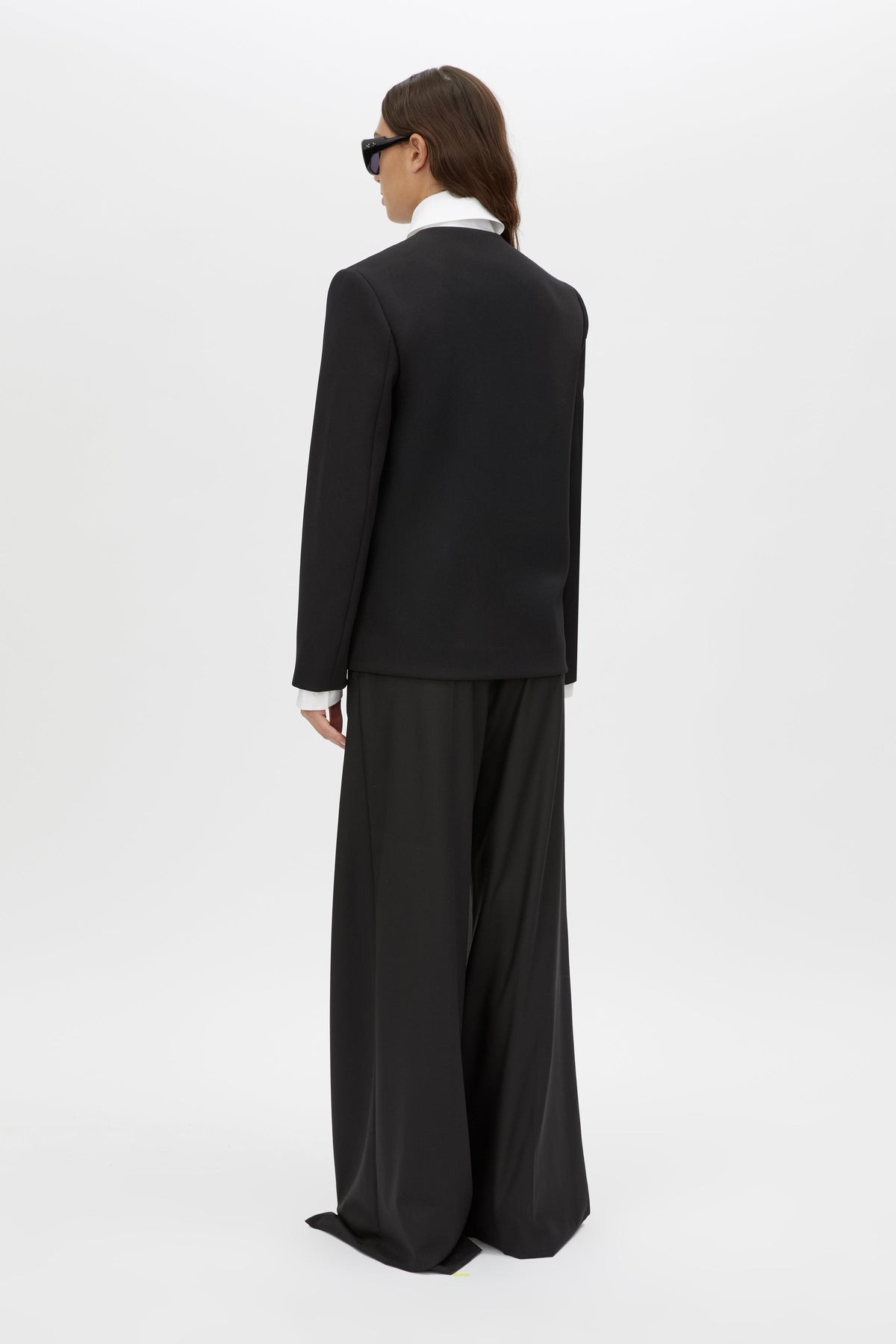 San Fitted Collarless Jacket