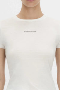 Verity Slogan Fitted Tee