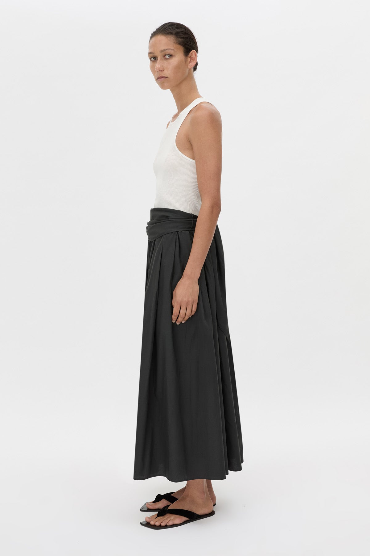 Milo Gathered Skirt W/belt