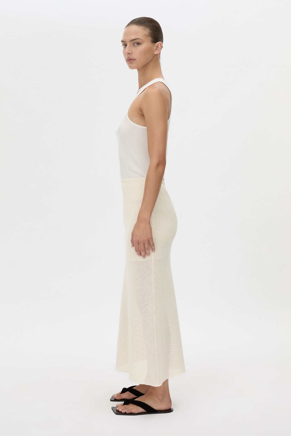 Viele Textured Bias Skirt