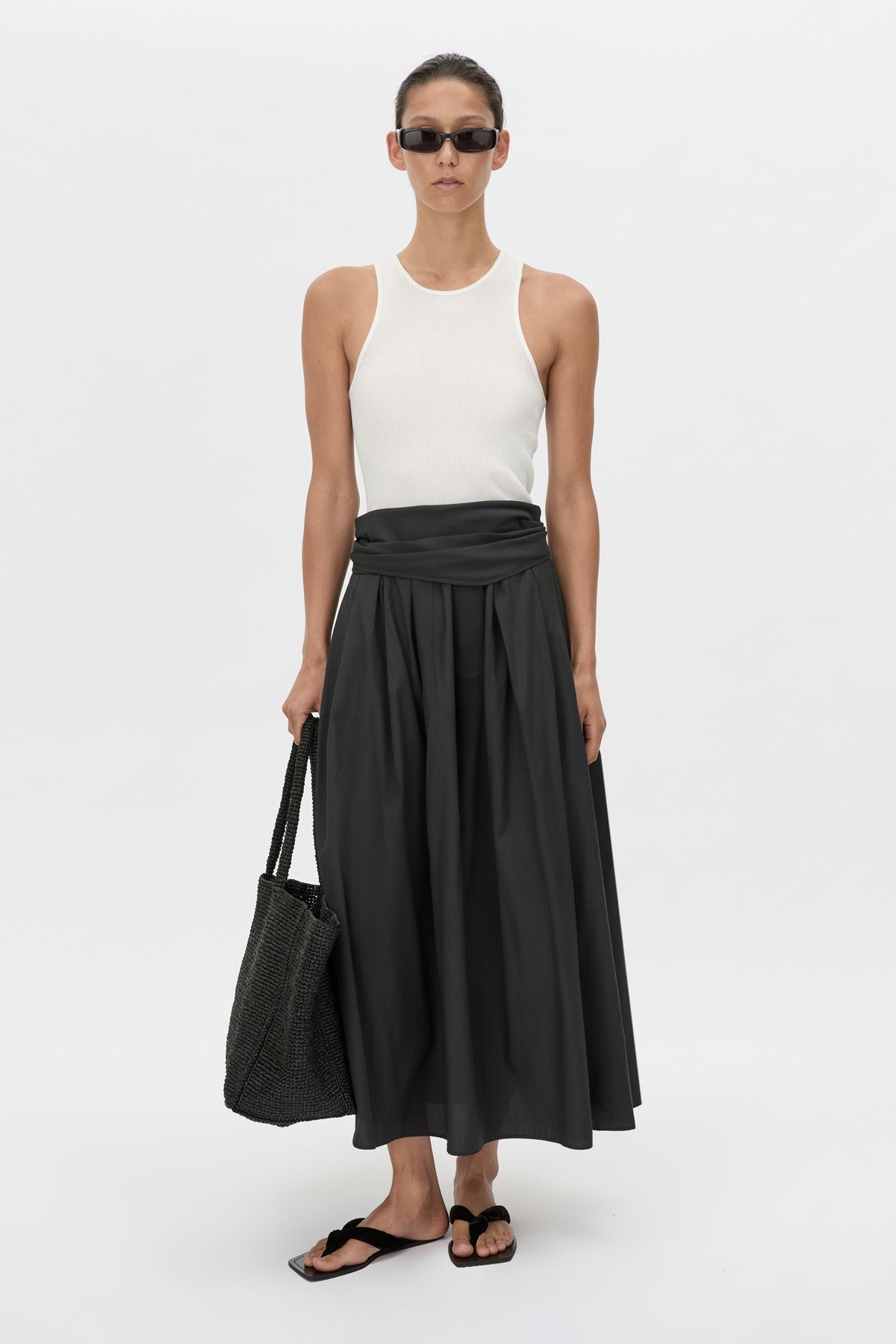 Milo Gathered Skirt W/belt
