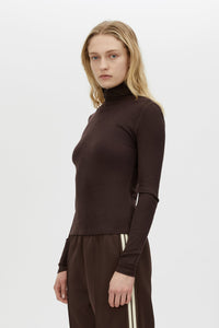 Barre High Neck Top