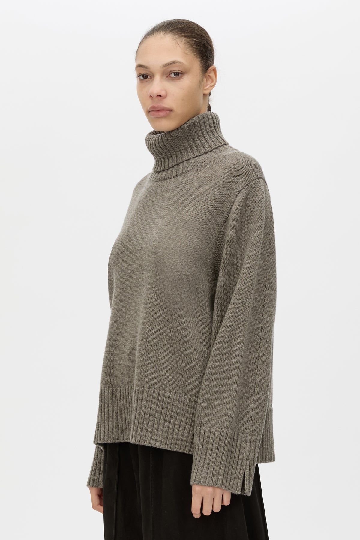 Crawford Knit Roll Neck Sweater