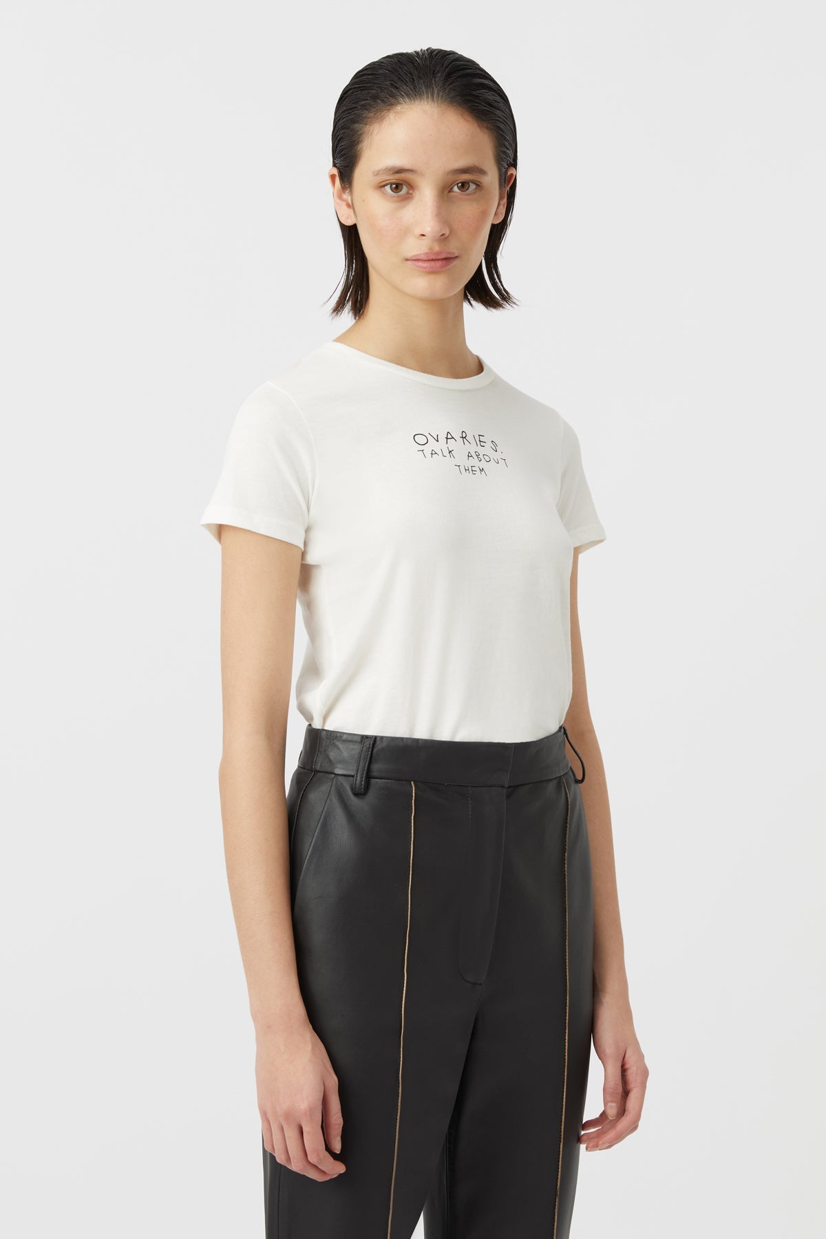 Ovarian Cancer Slim Tee