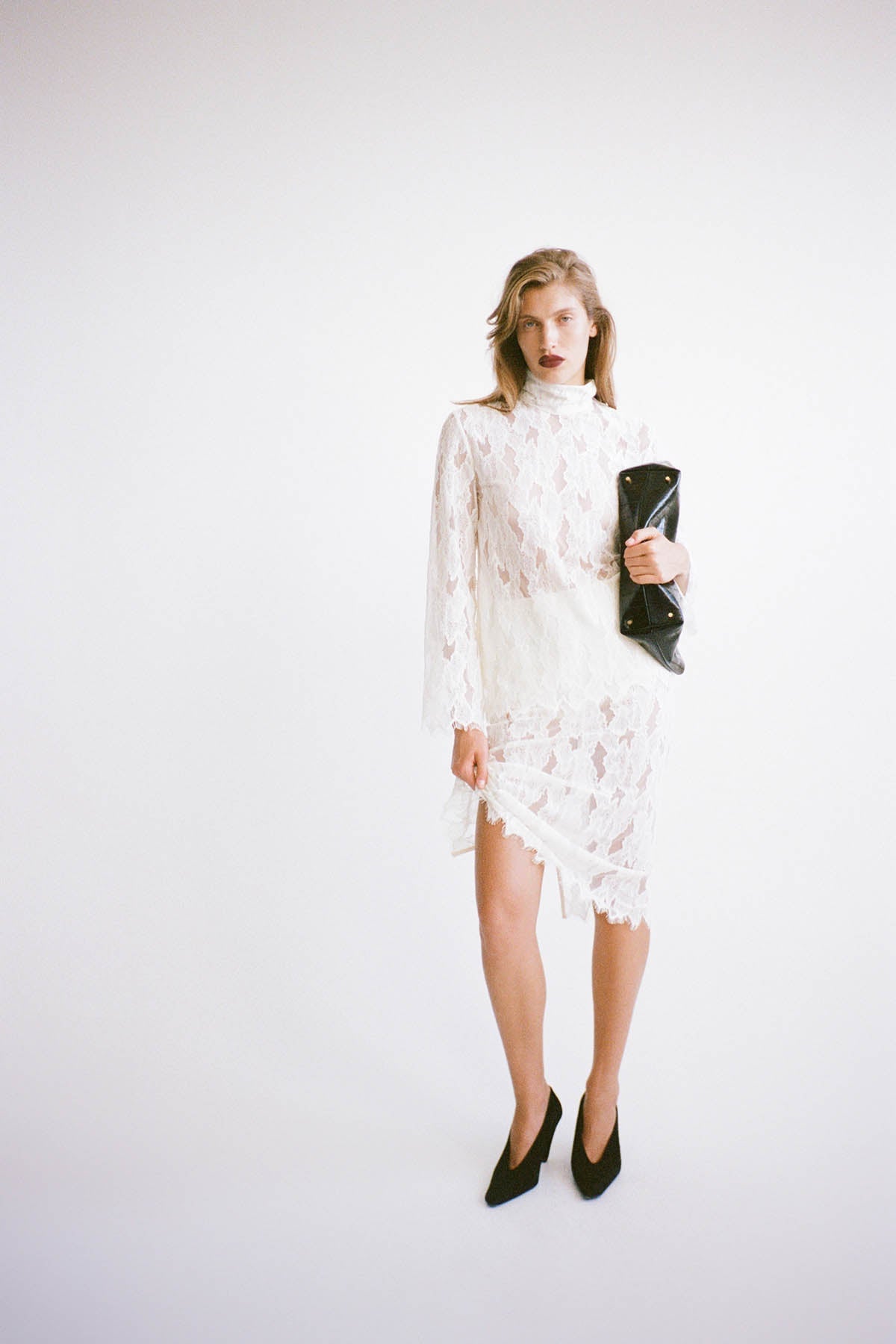 Zemira Long Sleeve Lace Top