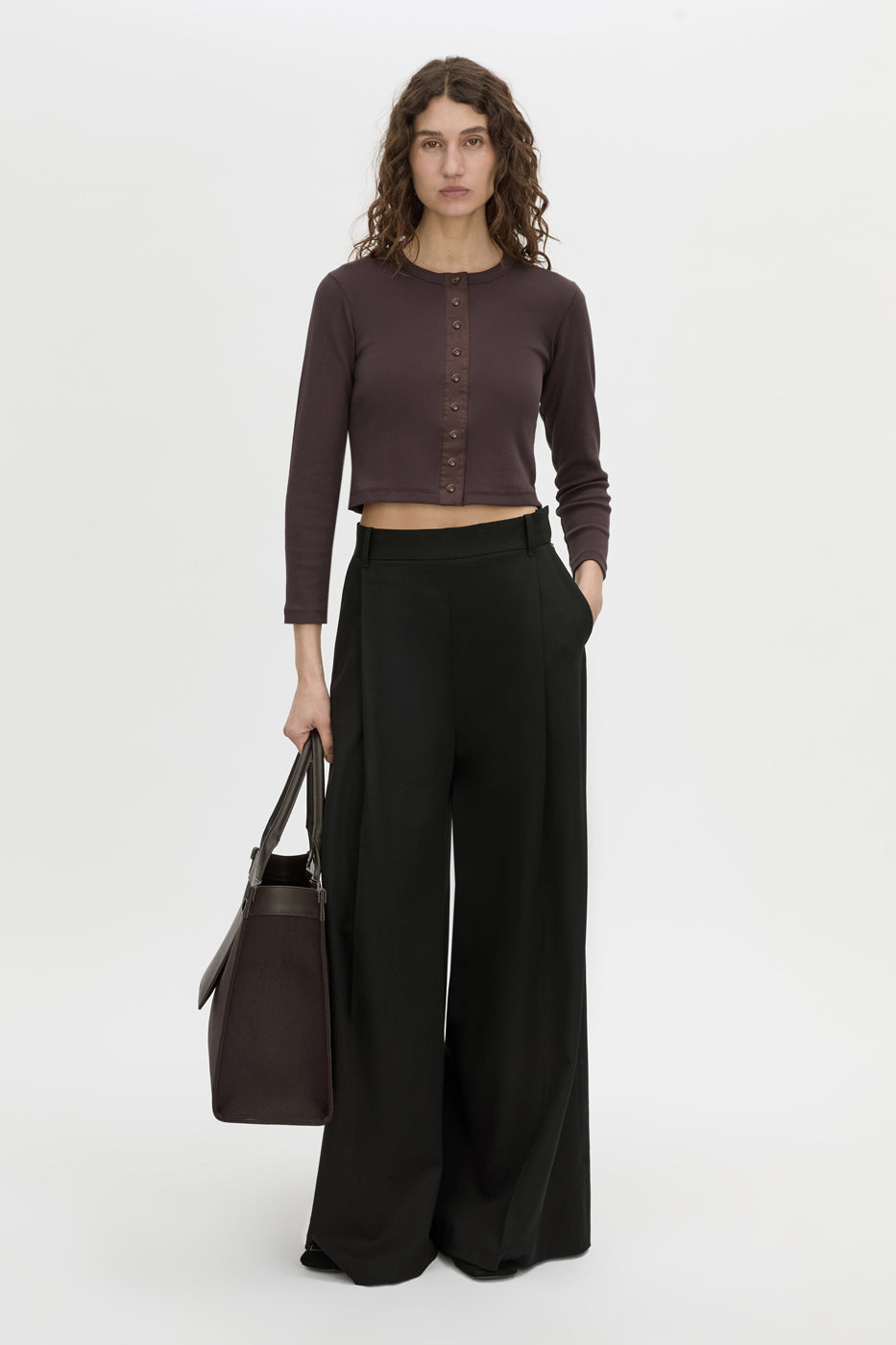 Aubrey Long Sleeve Rib Top
