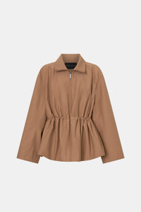 Ghost view CAMILLA AND MARC Devon soft gathered anorak in rosewood.