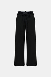 Ghost view CAMILLA AND MARC Dia Elastic Detail Pant in Black with logo detail.