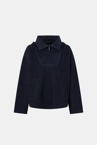 Eira Heavy Jersey Hooded Pullover