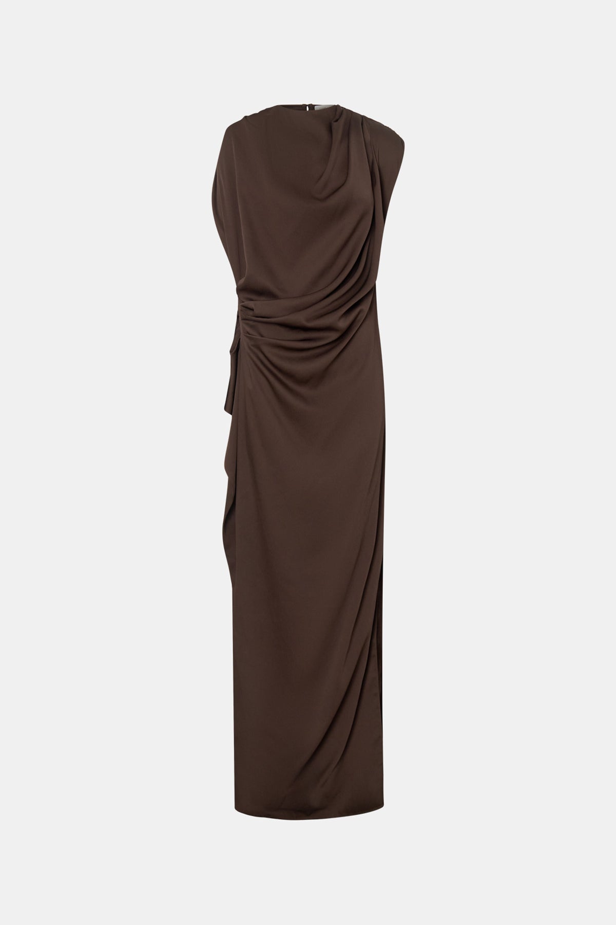 Elowyn Drape Detail Midi Dress