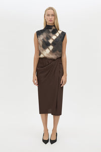 Elowyn Wrap Midi Skirt
