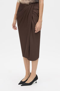 Elowyn Wrap Midi Skirt