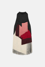 Evara Fringe Mini Dress