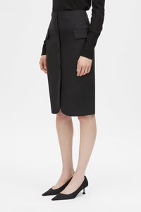 Floret Tailored Midi Skirt