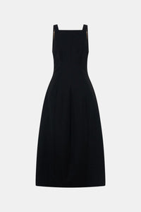 Helix Back Detail Midi Dress