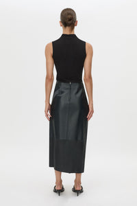 Lido Leather Skirt