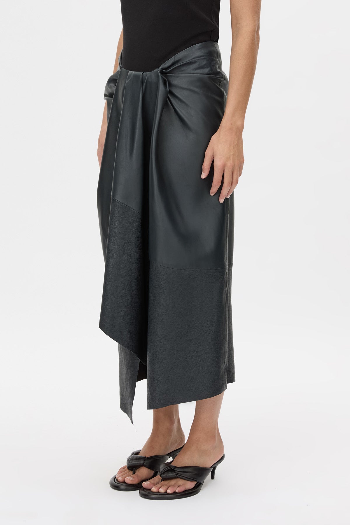 Lido Leather Skirt