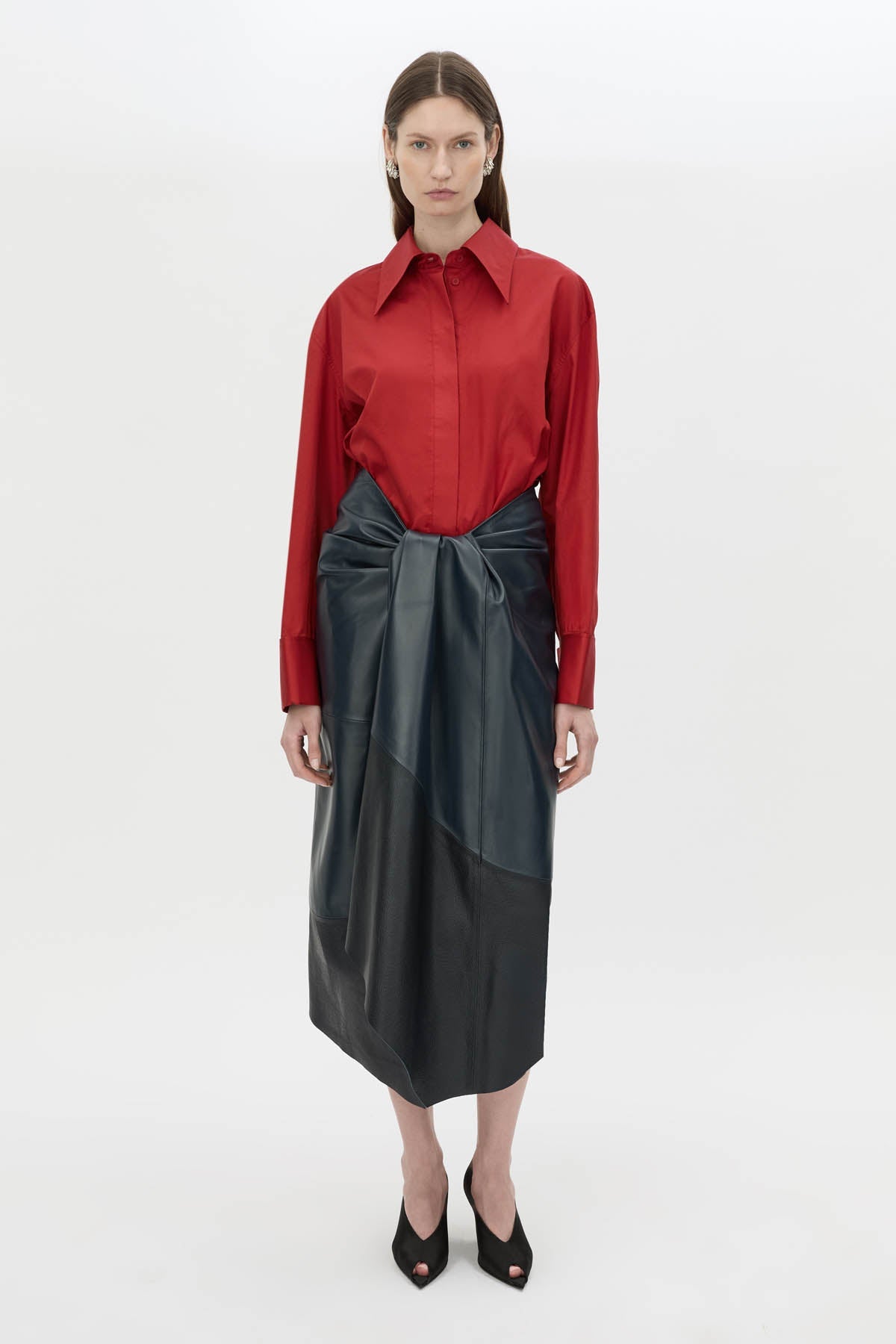 Lido Leather Skirt