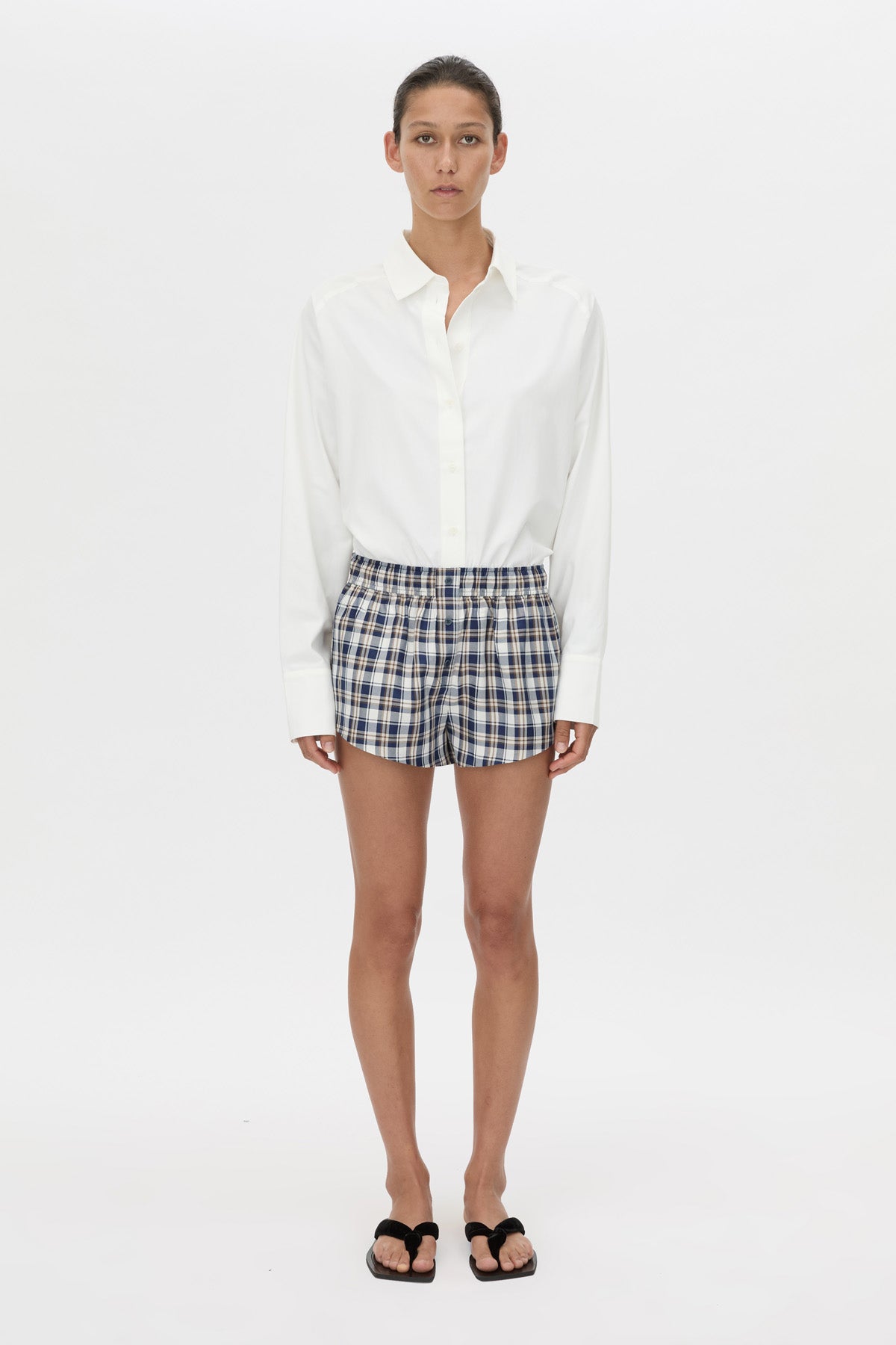 Lucente Check Micro Short