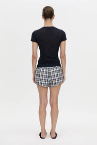 Lucente Check Micro Short