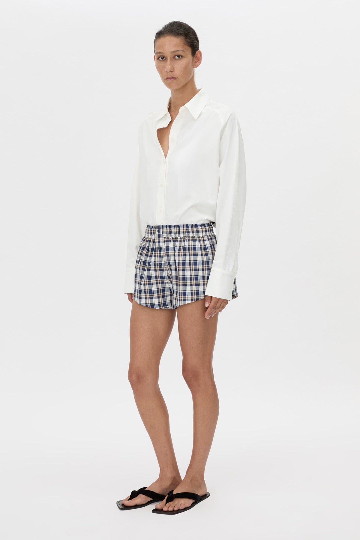 Lucente Check Micro Short