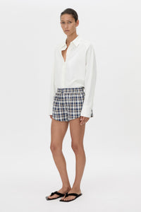Lucente Check Micro Short