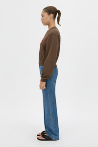 Maren Crop Emb Tracksuit Top