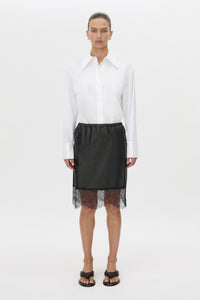 Nes Leather Skirt