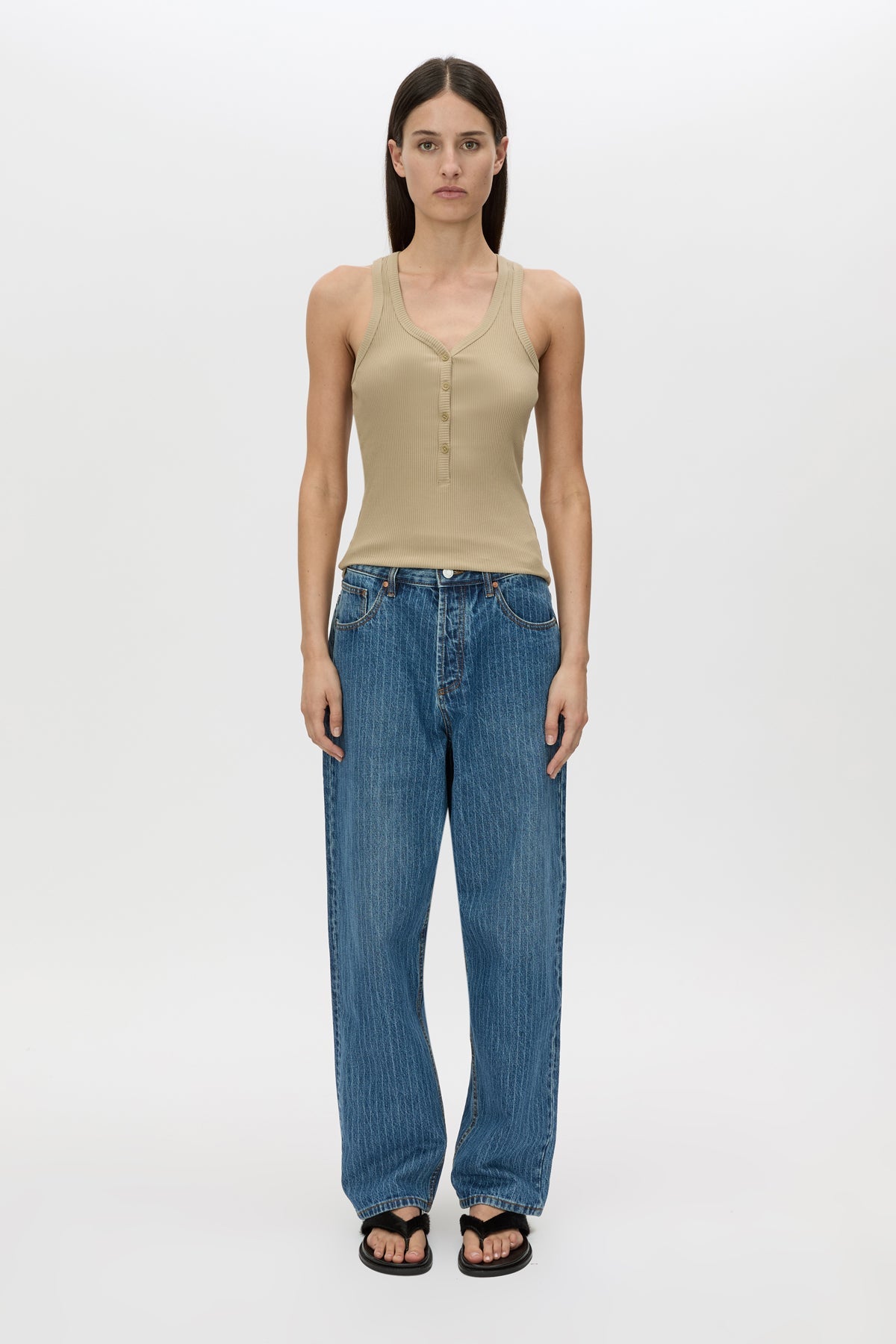 Nora Button Down Tank