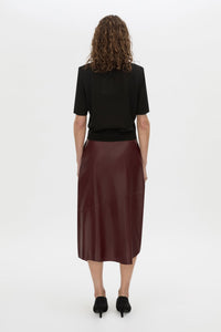 Orrin Leather Skirt