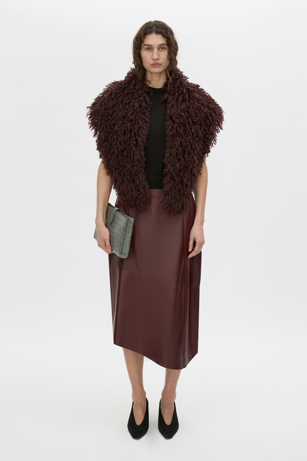 Orrin Leather Skirt