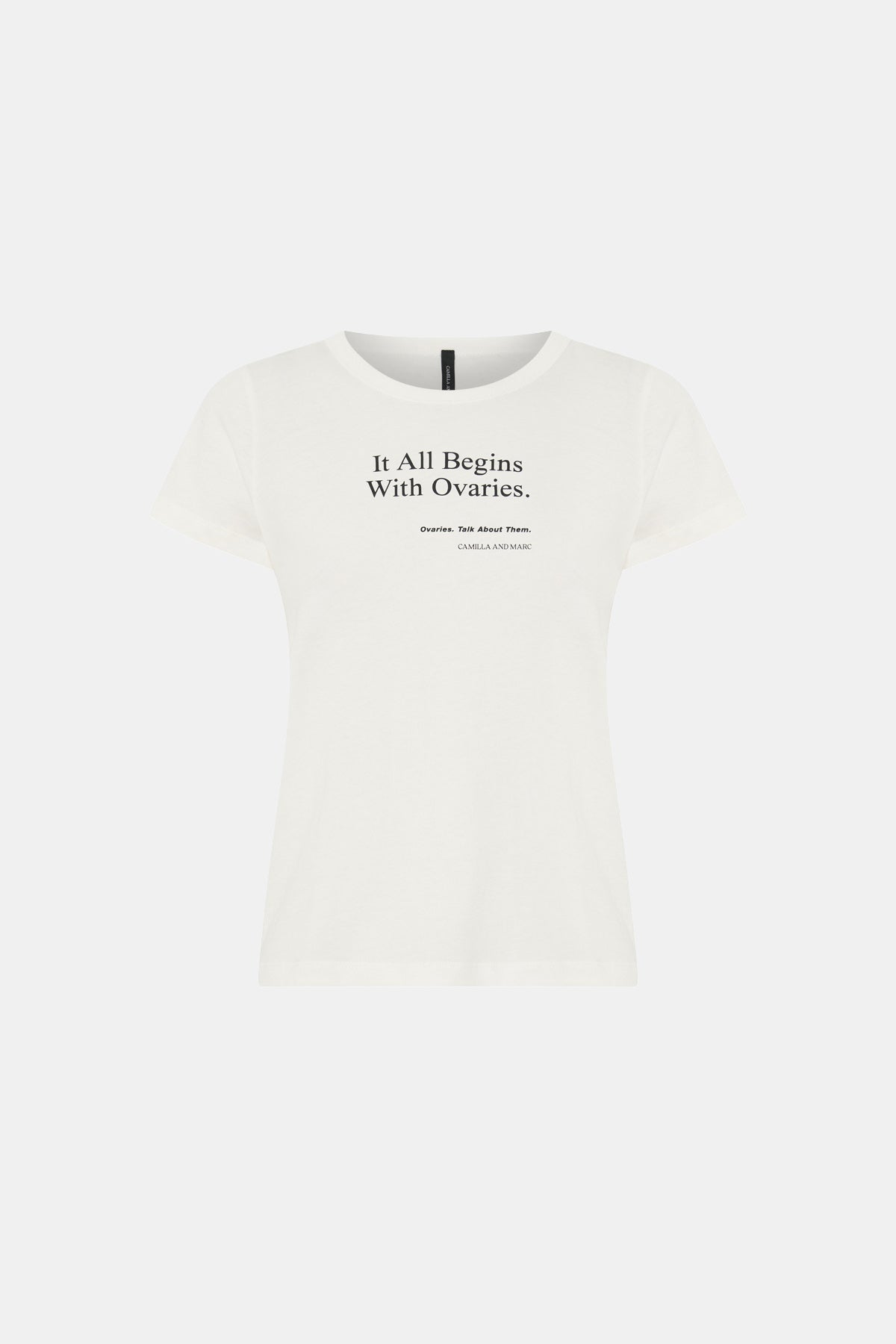 It All Begins With Ovaries Kids Tee