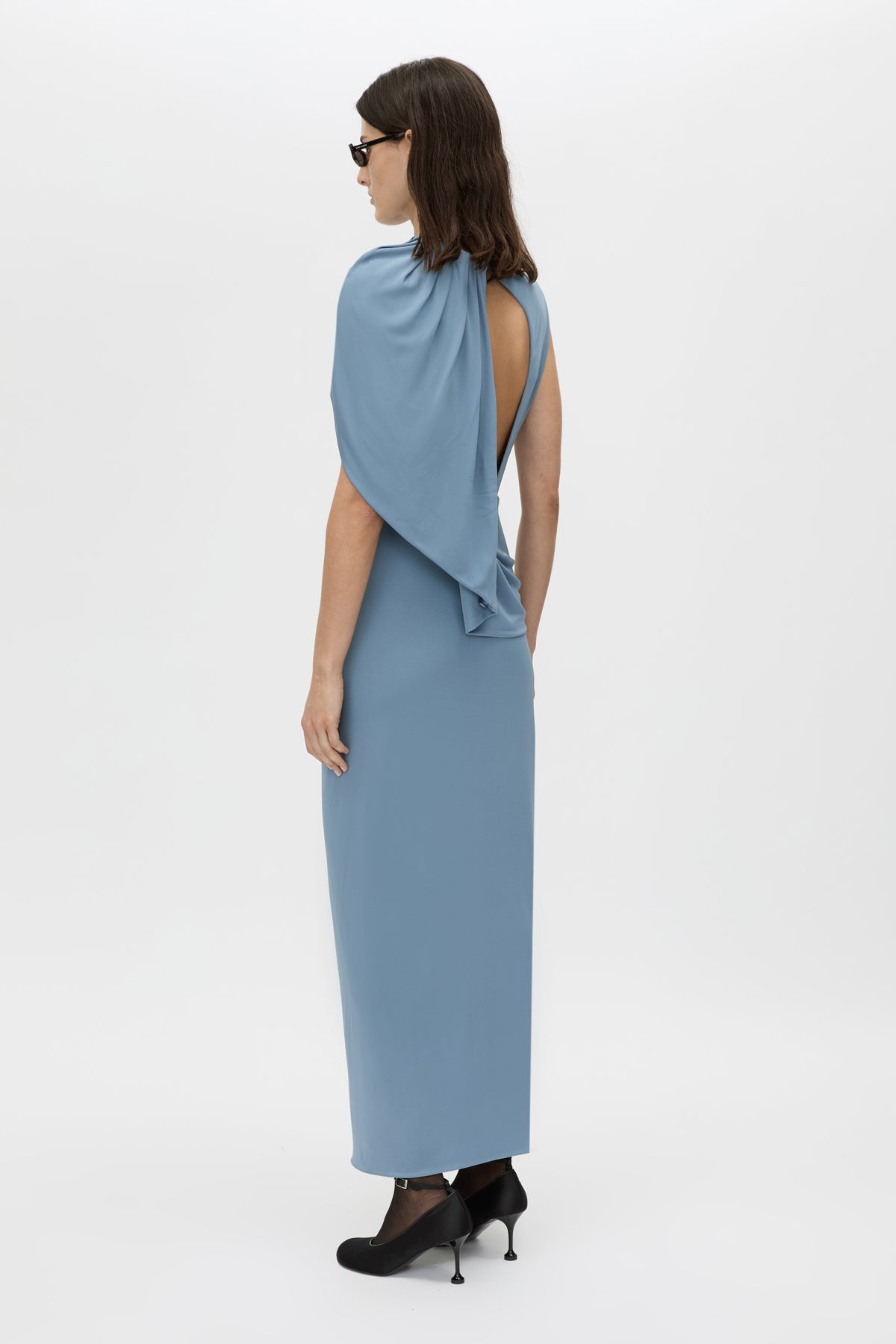 Paloma Draped Sleeve Dress