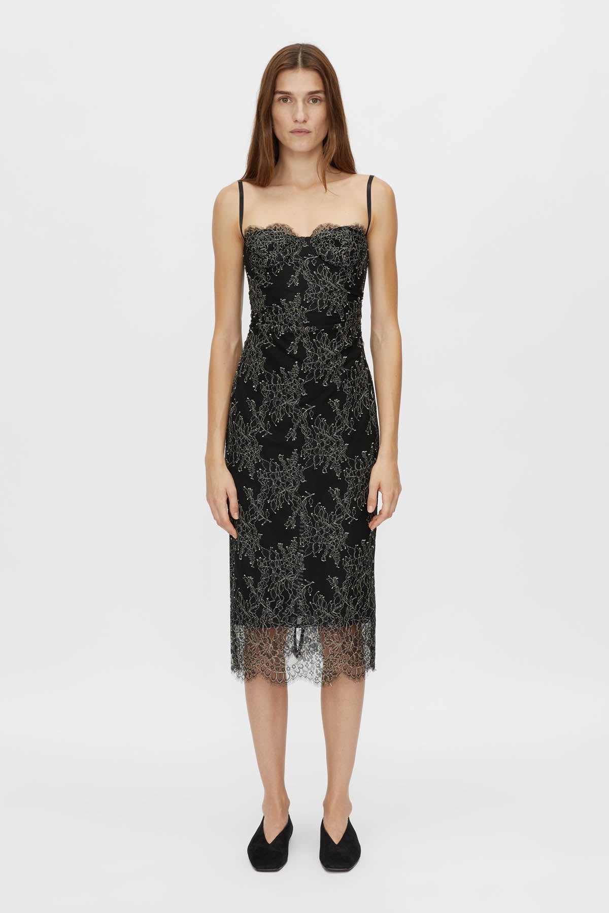 Peregrine Lace Midi Dress