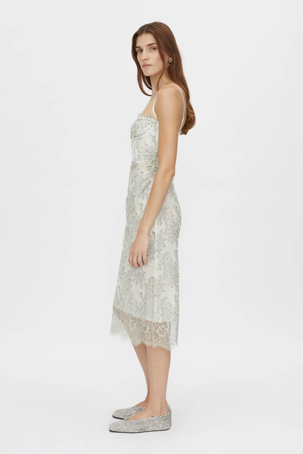 Peregrine Lace Midi Dress