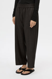 Cropped view CAMILLA AND MARC Sander Pant in Black with a relaxed, mid‑rise fit.