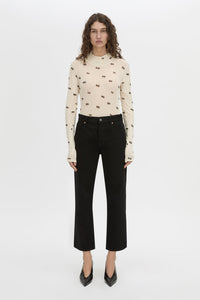 Siona Printed Long Slv Bodysuit