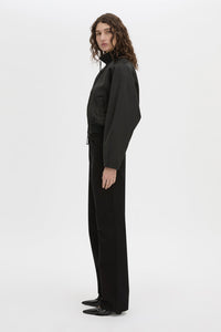 Tamar Satin Bomber Jacket