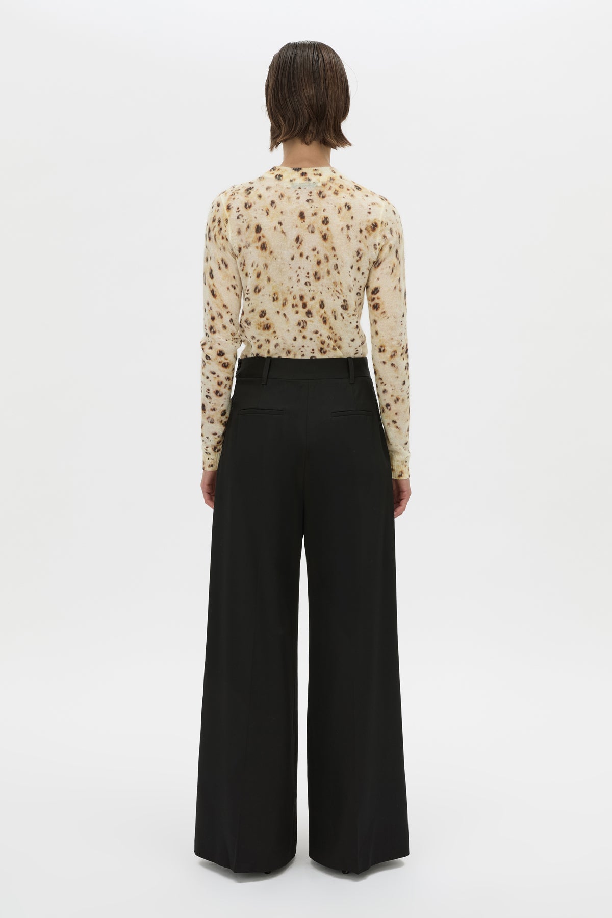 Teneva Printed Knit Sweater