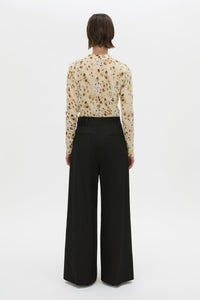 Teneva Printed Knit Sweater