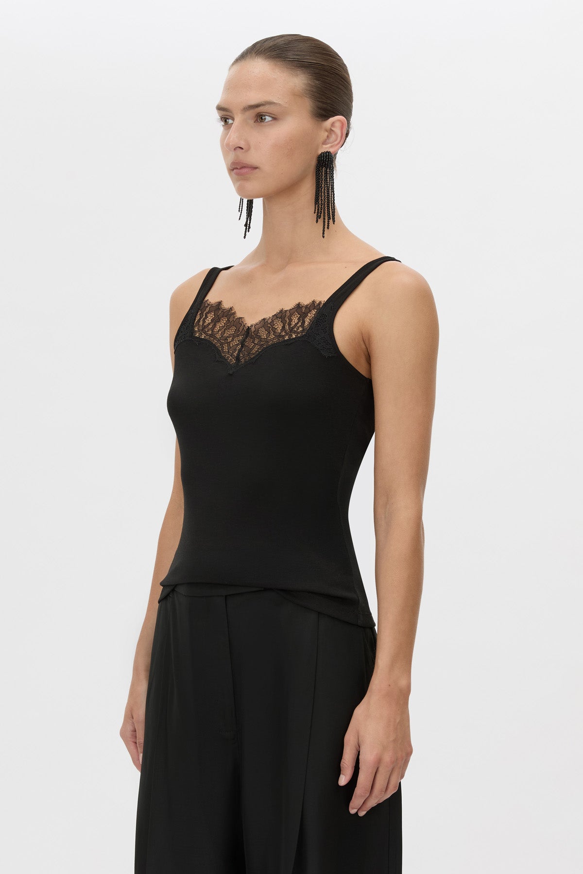 Valentin Lace Trim Tank