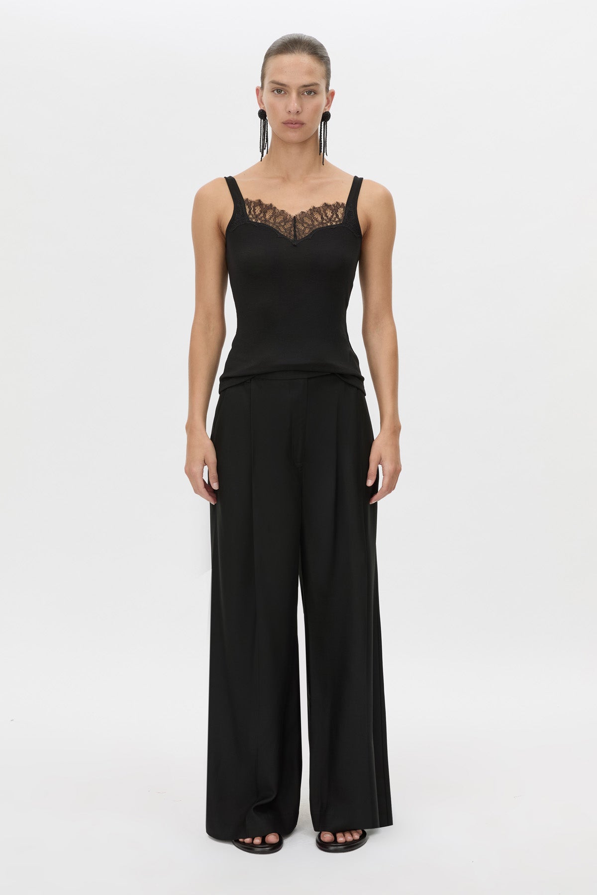 Valentin Lace Trim Tank