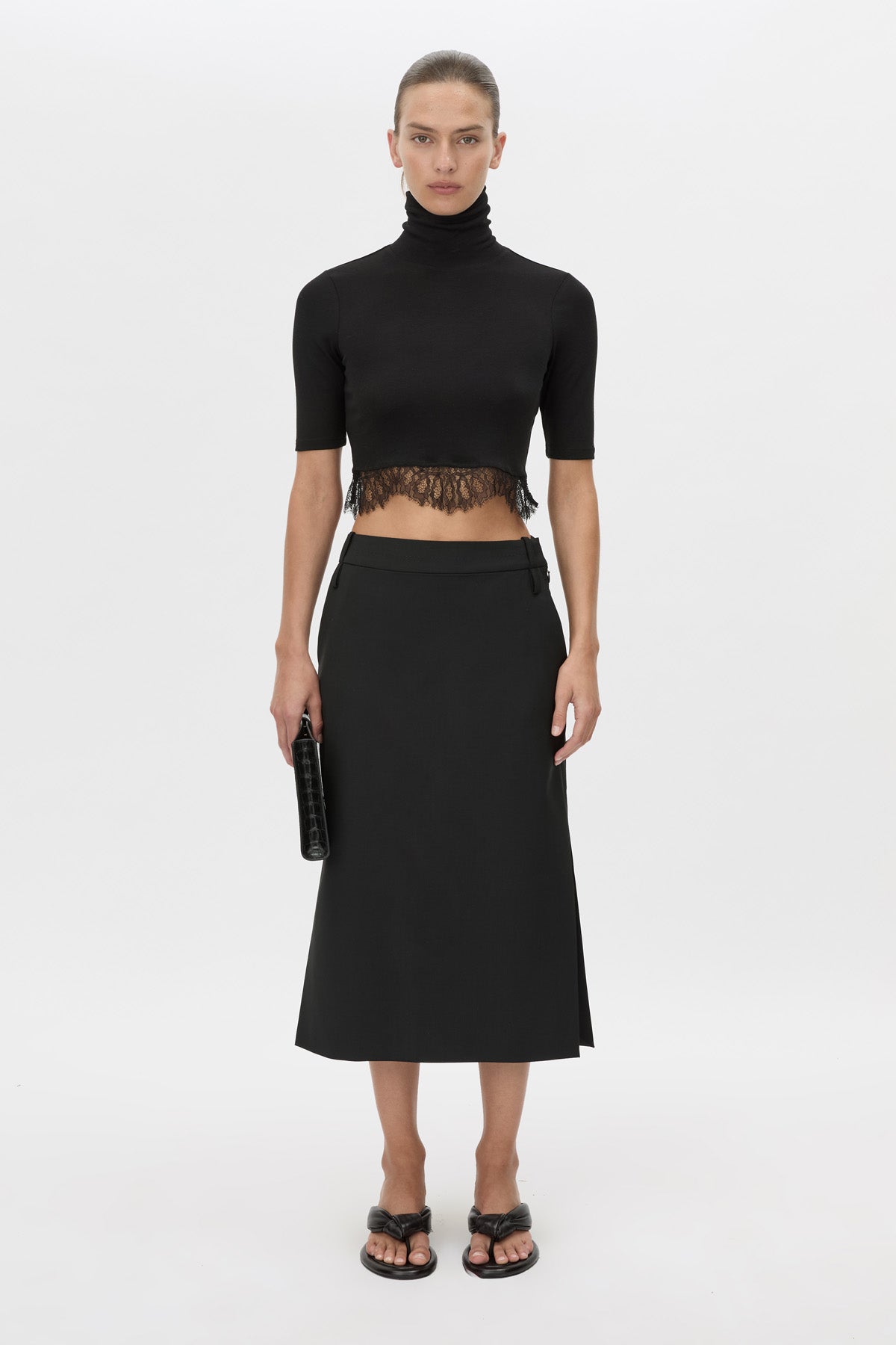 Valentin Lace Trim Tee