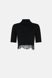 Valentin Lace Trim Tee