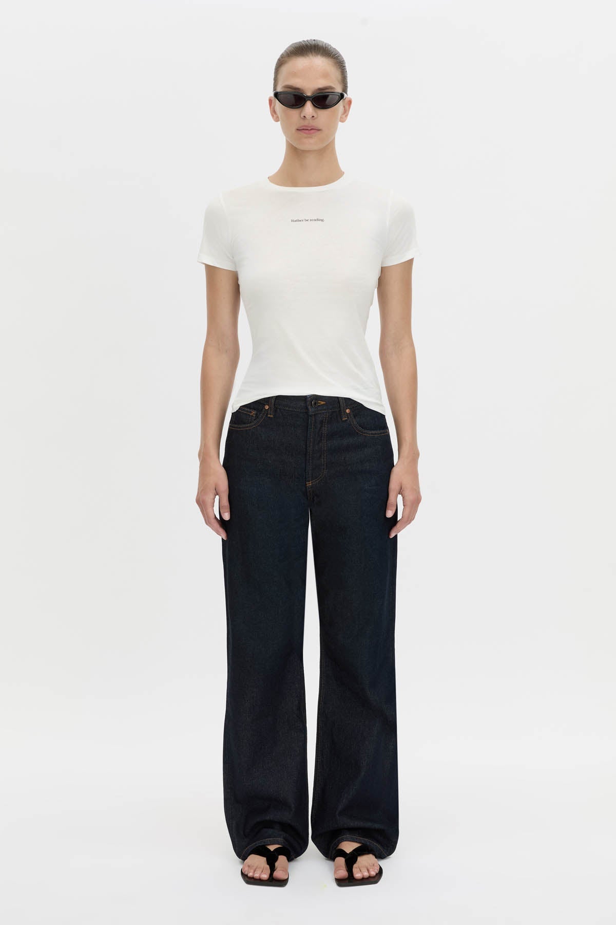 Verity Slogan Fitted Tee