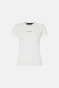 Verity Slogan Fitted Tee